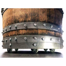 Whisky Barrel Table Set