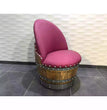 Wine Barrel 4-Chair Table Set (Wine Barrel Chair-Whiskey Barrel Table Chair)