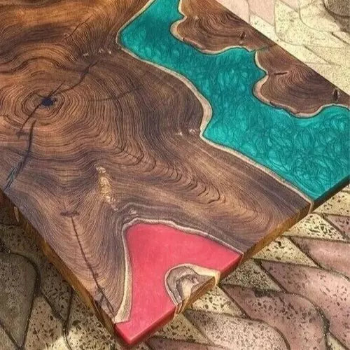 Multi Epoxy Resin Dining Table Furniture Counter Desk Coffee Table Decor