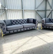 Bespoke Italian Chesterfield Velvet Sofa – Luxurious Handmade Elegance