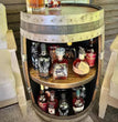 Whisky Barrel Scotch Reclaimed Cask - Drinks Cabinet - Oak Barrel - Home Bar