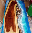 Unique Ocean River Epoxy Table Top, Epoxy Center Table, Epoxy Wooden Resin Table