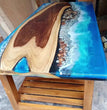 Unique Ocean River Epoxy Table Top, Epoxy Center Table, Epoxy Wooden Resin Table