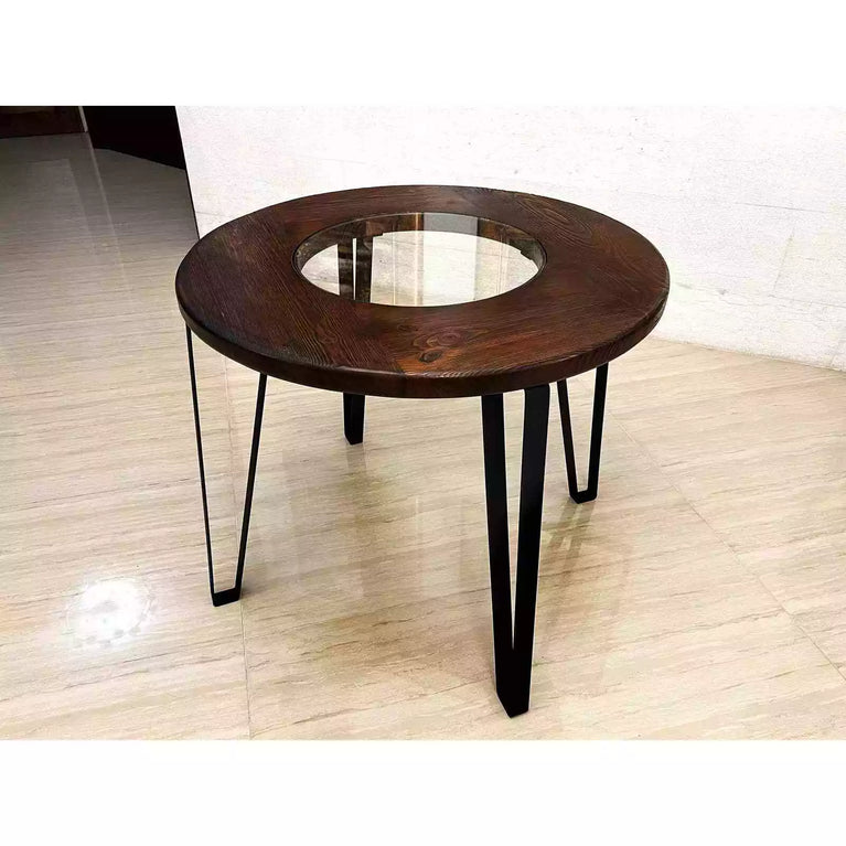 4-Chair Steel Table Set (Dining/Living Room) (Wine Barrel Chair -Whiskey Barrel)