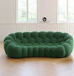 Green Bubble Inspired Sofa - Modern 3-Seater Rock Bobois Premium Fabric Style -