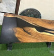 Epoxy Table Black Dining Table Epoxy Coffee Table Resin Table River Table Decor