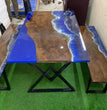 Ocean Sea Wave Handmade Epoxy Resin Dining & Kitchen Table Tops for Home Decors