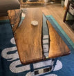 Modern Handmade Clear Epoxy Resin Table - Unique Coffee & Dining Table for Home